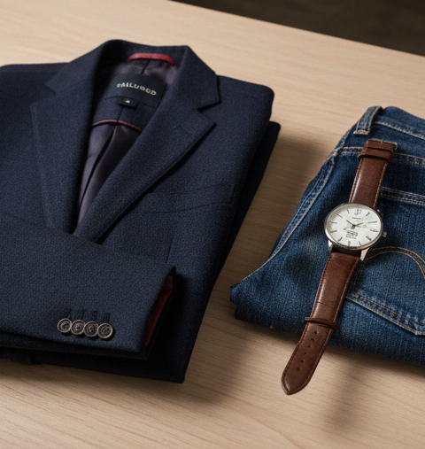 The Tailored Wool-Blend Blazer